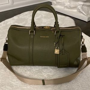 Michael KORS Jet Set Weekender-Genuine Saffiano Leather